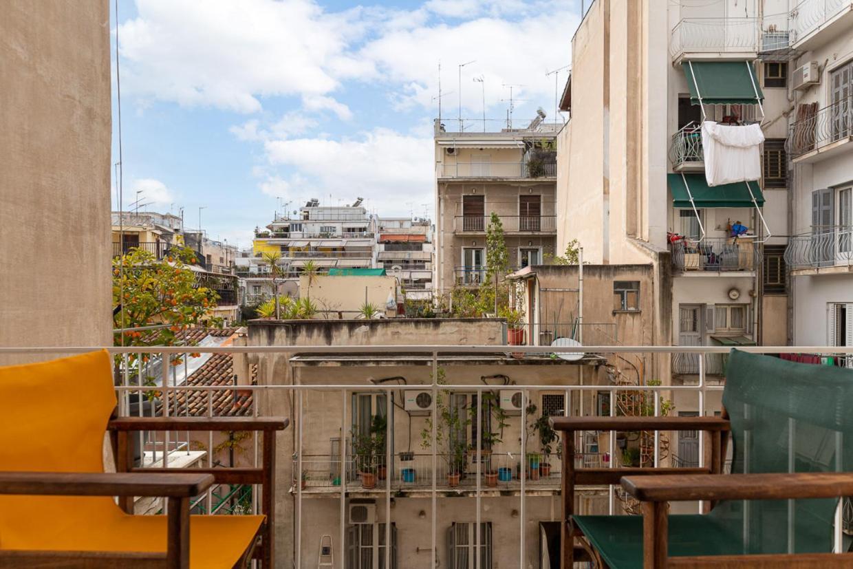 Studio With Sunny Balcony In Exarcheia 아테네 외부 사진